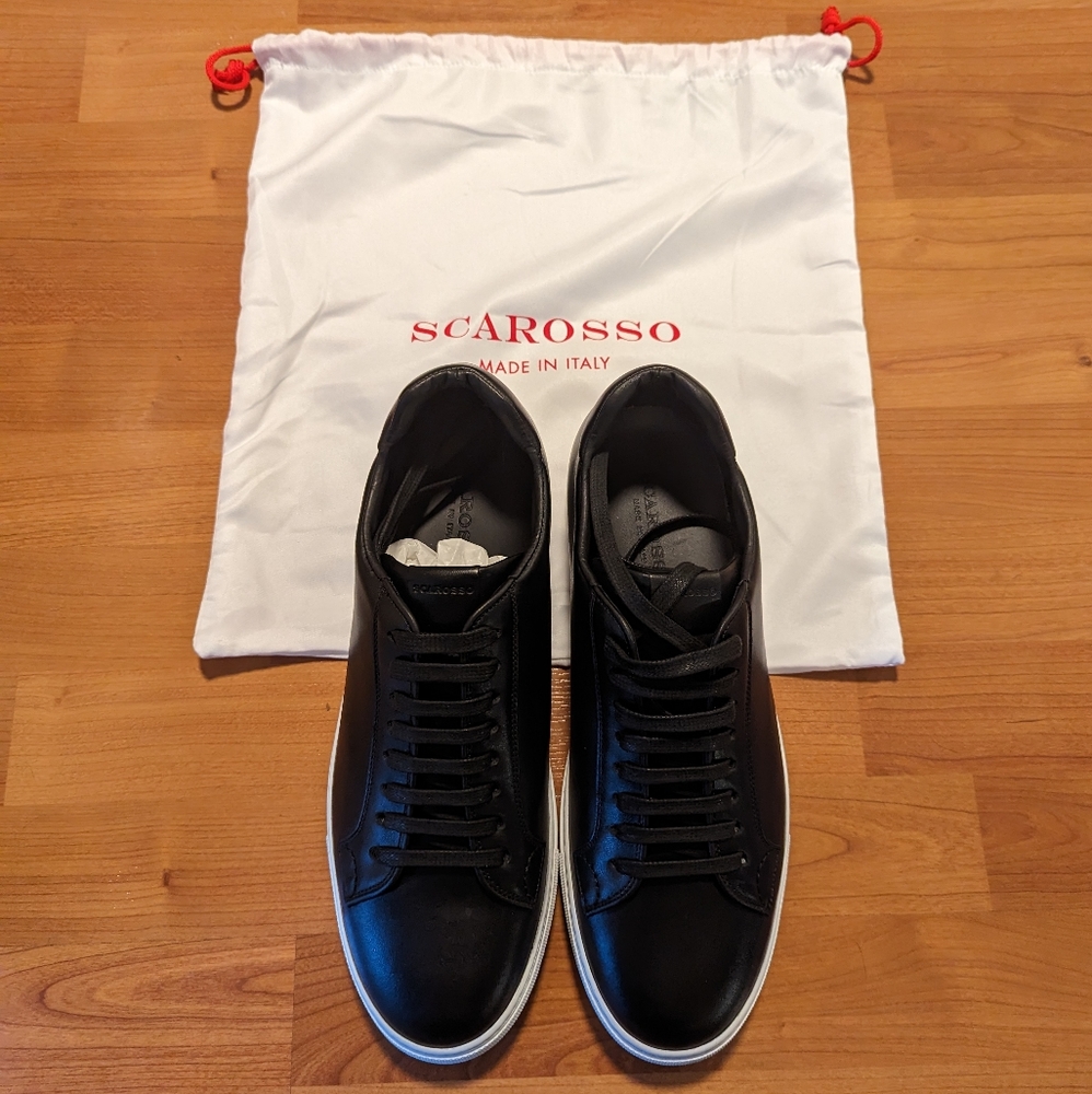 Scarosso Made in Italy leather sneakers size 43 (U.S. 10)